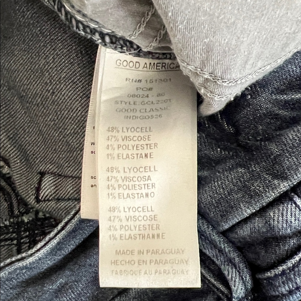 Good American Good Classic Straight Jeans | High Rise | Medium Wash | Sz 4 - Picture 3 of 9